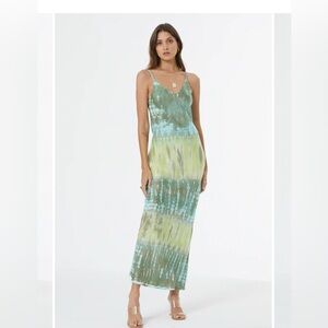 Young Fabulous & Broke Tie-Dye Maxi Dress - New